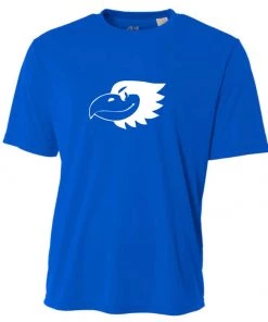 Bandwagon Sports Blue Performance Shirt With Jayhawks Logo Magic City Jayhawks