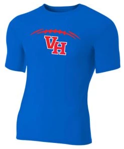 Bandwagon Sports Vestavia Football Compression Shirt (Blue) Vestavia Hills Youth Football
