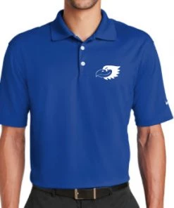 Bandwagon Sports Blue Nike Performance Polo With Jayhawks Logo Magic City Jayhawks