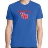 Bandwagon Sports Vestavia Football Tri-Blend T-Shirt (Blue)