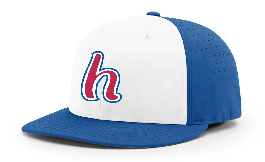 Richardson Fitted Baseball Hat W/ Red Old School Braves H 1 Richardson Fitted Baseball Hat W/ Red Old School Braves H