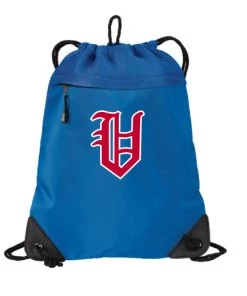 Port Authority Cinch Bag W/ Red Old English V