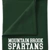 Port Authority Core Fleece Blanket W/ White Mtn Brook Spartans Mtn. Brook