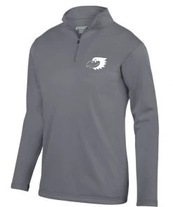Bandwagon Sports Gray Augusta Quarter Zip With Jayhawks Logo Magic City Jayhawks