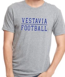 Bandwagon Sports Vestavia Football Tri-Blend T-Shirt (Gray)