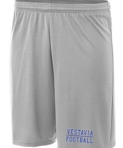 Bandwagon Sports Vestavia Football Performance Shorts (Gray) Vestavia Hills Youth Football