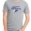 Bandwagon Sports Homewood Patriots T-Shirt (Gray) Homewood Youth Football And Cheer