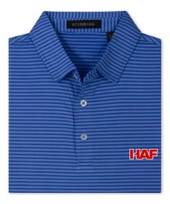 Blue Stripe HAF Polo (Adult) Homewood Athletic Foundation