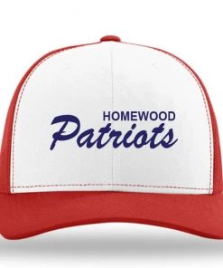 Richardson Trucker Hat W/ Retro 80's Navy Homewood Patriots