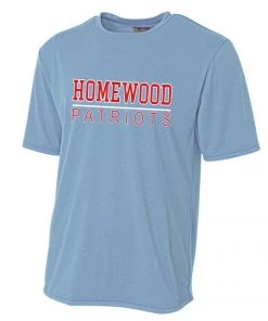 A4 Performance Shirt W/ Red Homewood Patriots