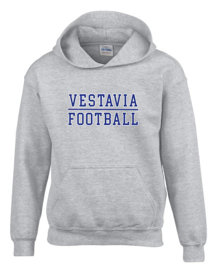 Bandwagon Sports Vestavia Football Hoodie (Gray) Vestavia Hills Youth Football 1 Bandwagon Sports Vestavia Football Hoodie (Gray) Vestavia Hills Youth Football