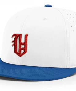 Richardson Fitted Baseball Hat W/ Red Old English V