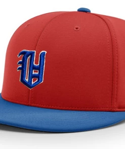 Richardson Fitted Baseball Hat W/ Royal Blue Old English V Vestavia