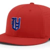 Richardson Fitted Baseball Hat W/ Royal Blue Old English V Vestavia