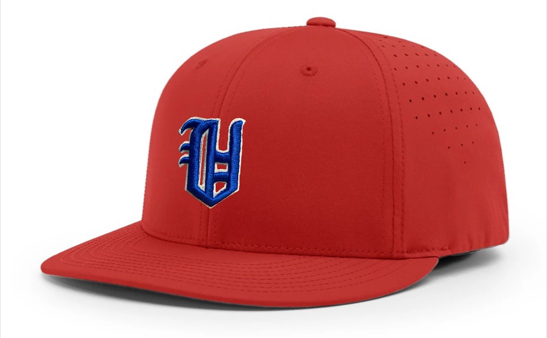 Richardson Fitted Baseball Hat W/ Royal Blue Old English V Vestavia 1 Richardson Fitted Baseball Hat W/ Royal Blue Old English V Vestavia