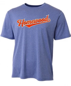 A4 Performance Shirt W/ Red Homewood Script