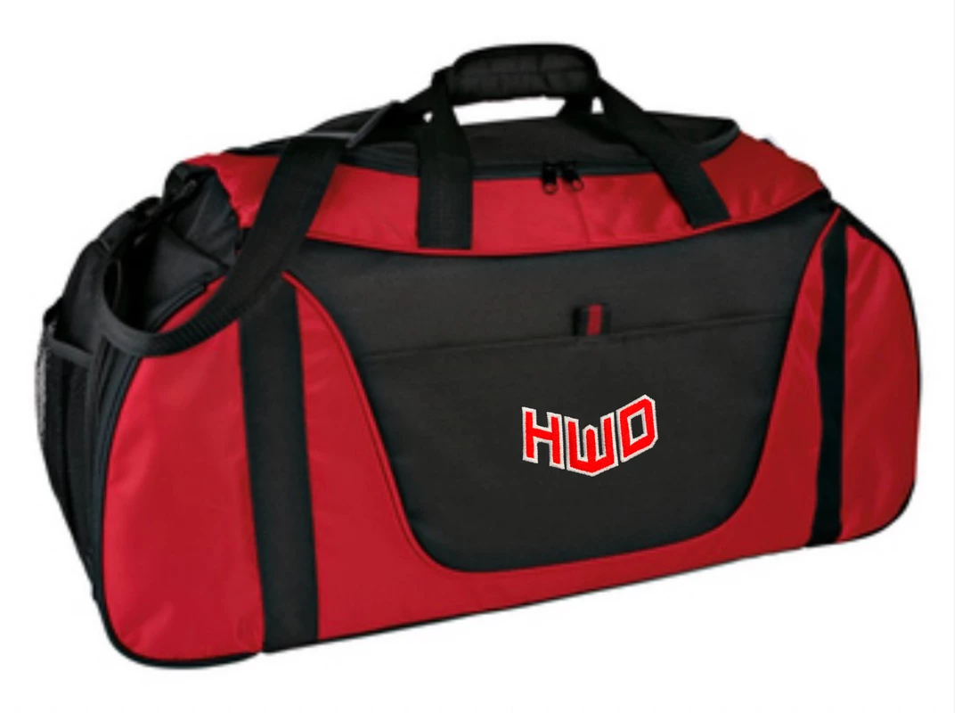 Homewood Port Authority Duffel Bag W/ Red HWD 1 Homewood Port Authority Duffel Bag W/ Red HWD