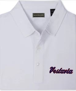 Bandwagon Sports Men's Polo Shirt W/ Royal Blue Vestavia Script