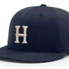 Richardson Fitted Baseball Hat W/ White Pointed H Homewood