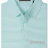 Steinberg Men's Polo Shirt W/ Silver Spartans Script Mtn. Brook