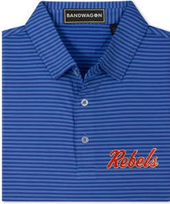 Steinberg Men's Polo Shirt W/ Red Rebels Script Vestavia