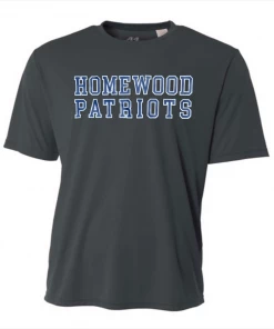 A4 Performance Shirt W/ Navy Homewood Patriots
