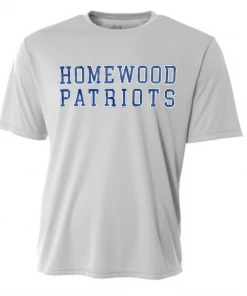 A4 Performance Shirt W/ Navy Homewood Patriots