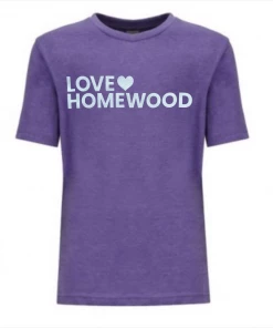 Next Level T-Shirt W/ White Love Homewood