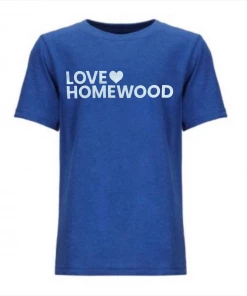 Next Level T-Shirt W/ White Love Homewood