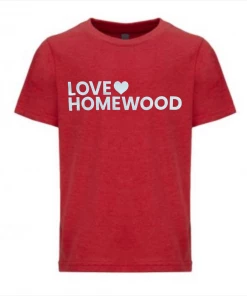 Next Level T-Shirt W/ White Love Homewood