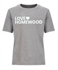 Next Level T-Shirt W/ White Love Homewood
