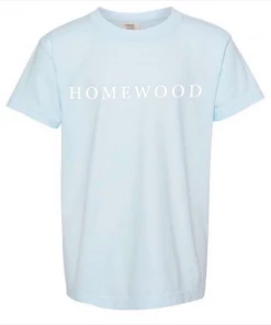 Comfort Colors T-Shirt W/ White Homewood Seaside Script