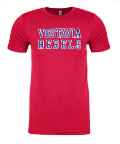 Next Level T-Shirt W/ Royal Blue Vestavia Rebels