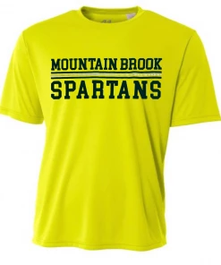 Mtn. Brook A4 Performance Shirt W/ Green Mtn Brook Spartans