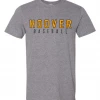 Next Level T-Shirt W/ Orange/Black Hoover Baseball