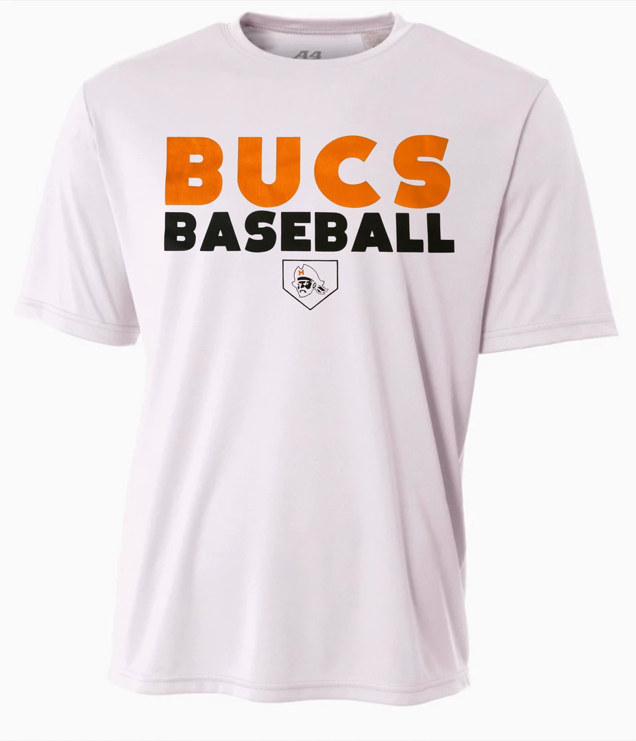 A4 Performance Shirt W/ Orange/Black Bucs Baseball 1 A4 Performance Shirt W/ Orange/Black Bucs Baseball