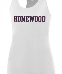 Augusta Performance Tank Top W/ Navy Homewood Block