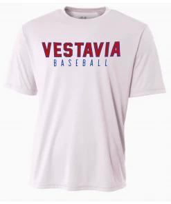 Bandwagon Sports Shop 34 A4 Performance Shirt W/ Red/Royal Blue Vestavia Baseball
