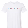 Next Level Toddler T-Shirt W/ Multi-Color Homewood Seaside Script