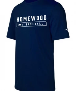 Mizuno Performance Tee W/ White Homewood Baseball