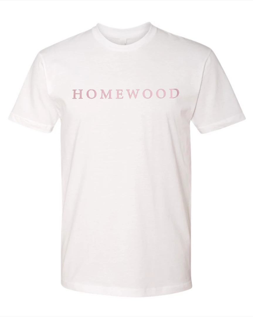 Next Level Toddler T-Shirt W/ Pink Homewood Seaside Script 1 Next Level Toddler T-Shirt W/ Pink Homewood Seaside Script