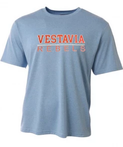 A4 Performance Shirt W/ Red/White Vestavia Rebels