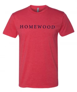 Next Level T-Shirt W/ Navy Homewood Seaside Script