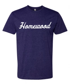 Next Level T-Shirt W/ White Homewood Script