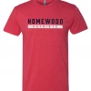 Next Level T-Shirt W/ Navy/White Homewood Patriots
