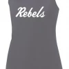 Vestavia Augusta Performance Tank Top W/ White Rebels Script