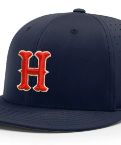 Bandwagon Sports Shop 32 Richardson Fitted Baseball Hat W/ Red Pointed H Homewood
