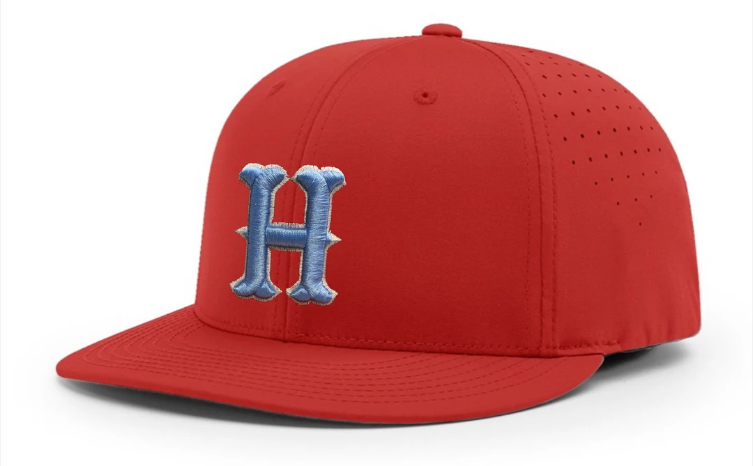 Richardson Fitted Baseball Hat W/ Powder Blue Pointed H 1 Richardson Fitted Baseball Hat W/ Powder Blue Pointed H