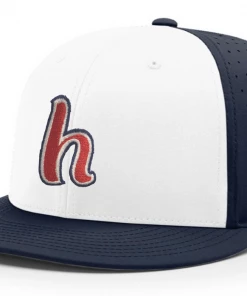 Richardson Fitted Baseball Hat W/ Red Old School Braves H
