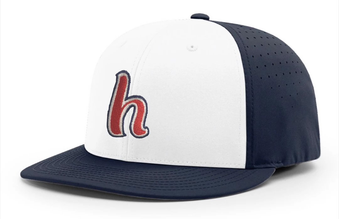 Richardson Fitted Baseball Hat W/ Red Old School Braves H 2 Richardson Fitted Baseball Hat W/ Red Old School Braves H